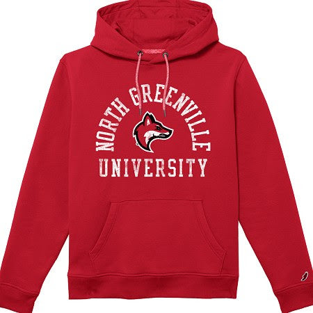1991 Brushed Fleece Hood | True Red