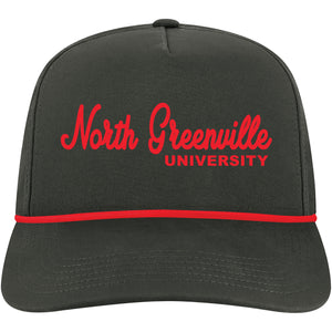 5-Panel Adjustable Hat | Black