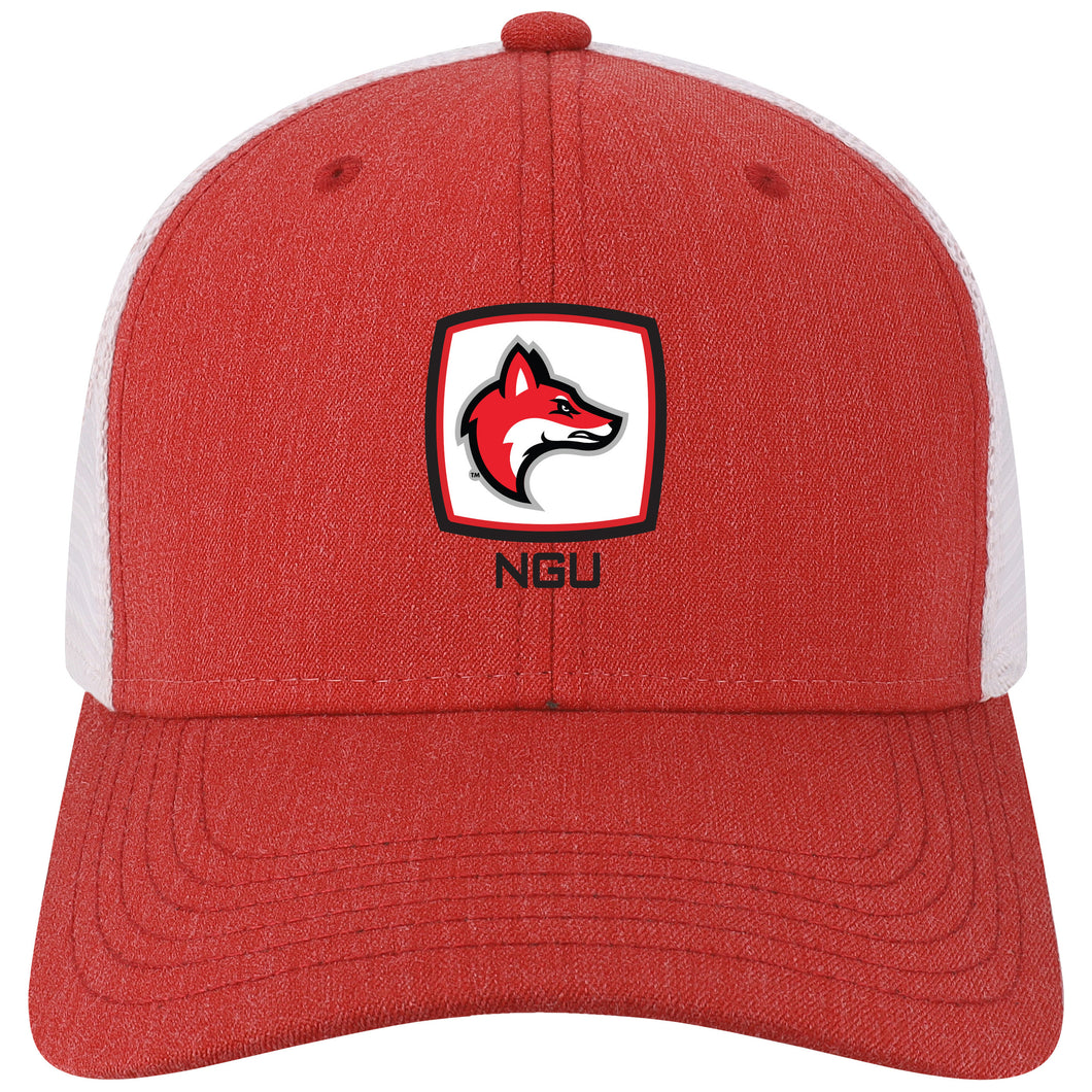 Mid-Pro Snapback Adjustable Hat | Melange Scarlet