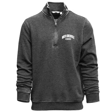 Vintage 1/4 Zip, Charcoal (F24)