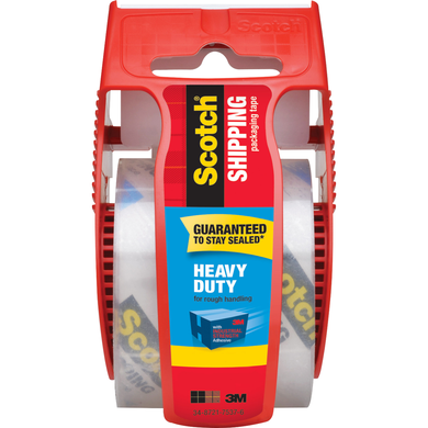Scotch Packing Tape w/Dispenser 1Pk