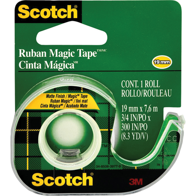 Scotch Magic Tape .75x300in Clear