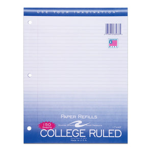 Filler Paper 8.5"x11" College Ruled