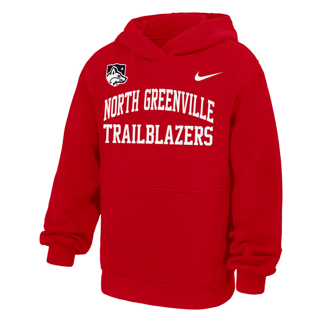 Youth Club Fleece PO Hoodie | Red