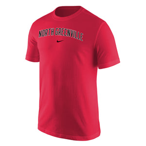 NIKE Core Cotton Short Sleeve Tee, Red (F23)