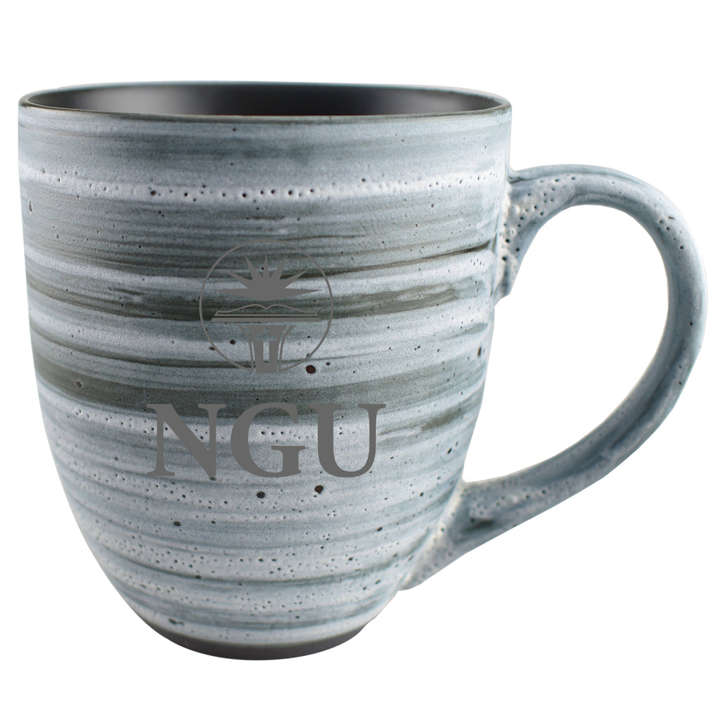 16oz. Reactive Glaze Ceramic Mug, Grey