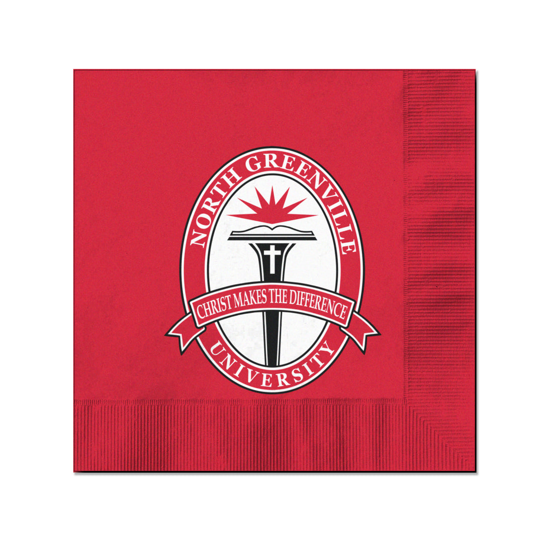 Beverage Napkin 25-Pack | Red