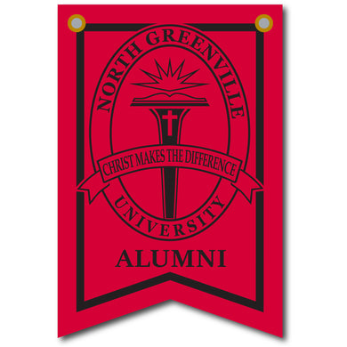 12 X 18 Dovetail Seal Banner| Red