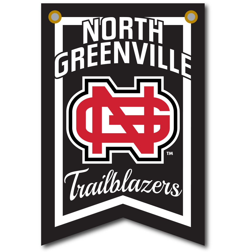 12 X 18 Dovetail Athletic Banner| Red