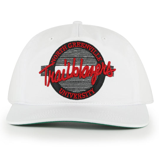Retro Circle 80's Throwback | White
