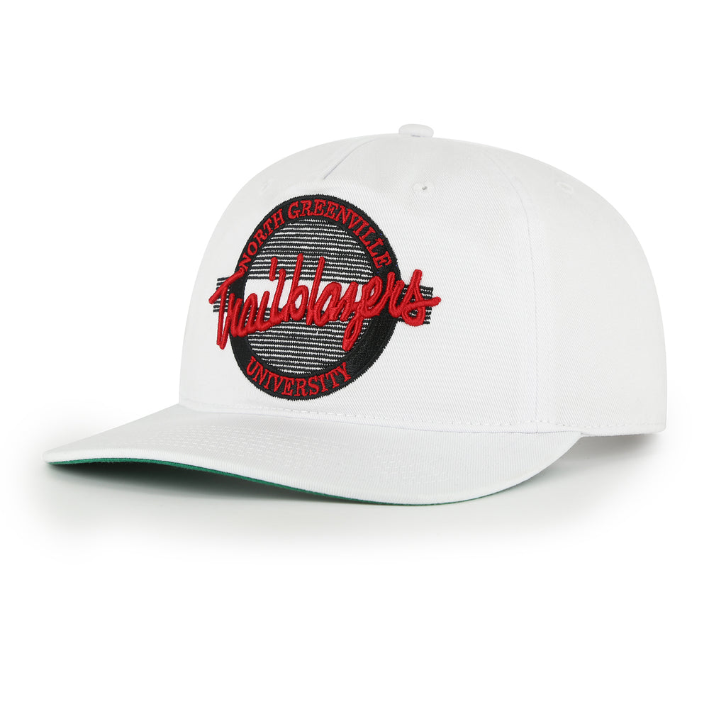 Retro Circle 80's Throwback | White