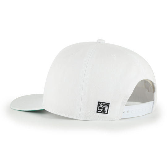 Retro Circle 80's Throwback | White