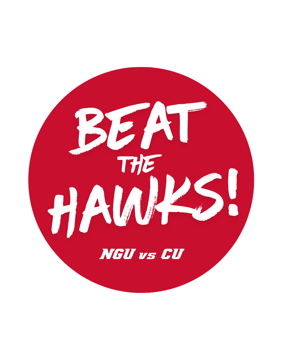 Giant NGU Gameday Decal | Hawks