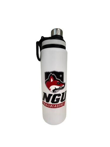 32 Oz. Virgo Bottle, Stainless Steel White