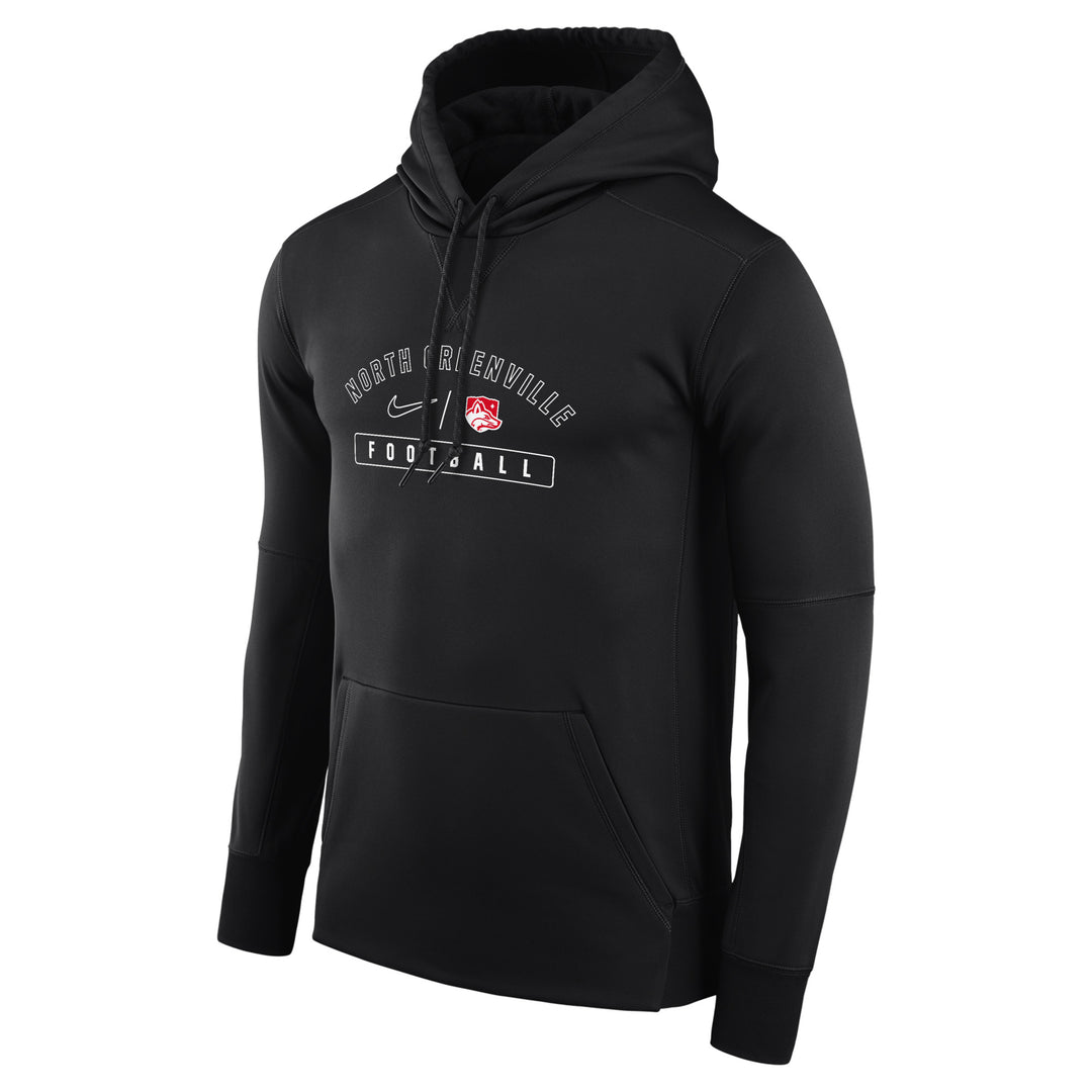 Therma PO Football Hoodie | Black