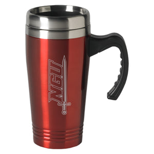 16oz. Stainless Insulated w/Handle, Red