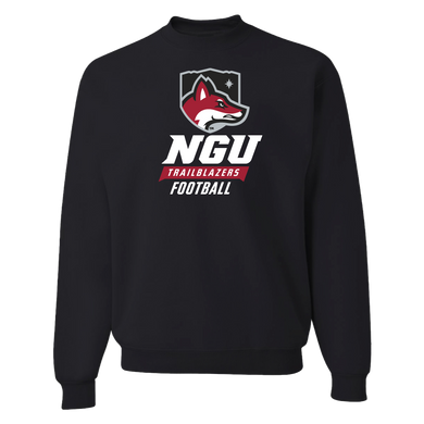 Crew Football Sweatshirt, Black (F24)