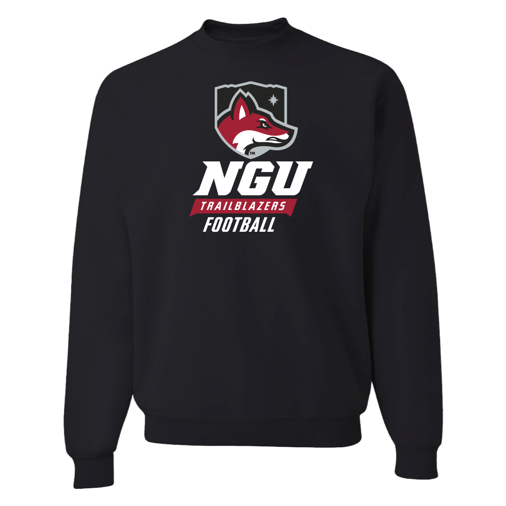 Crew Football Sweatshirt, Black (F24)