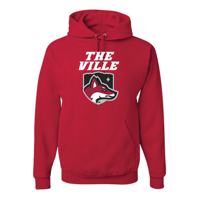 The Ville Hooded Sweatshirt, Red