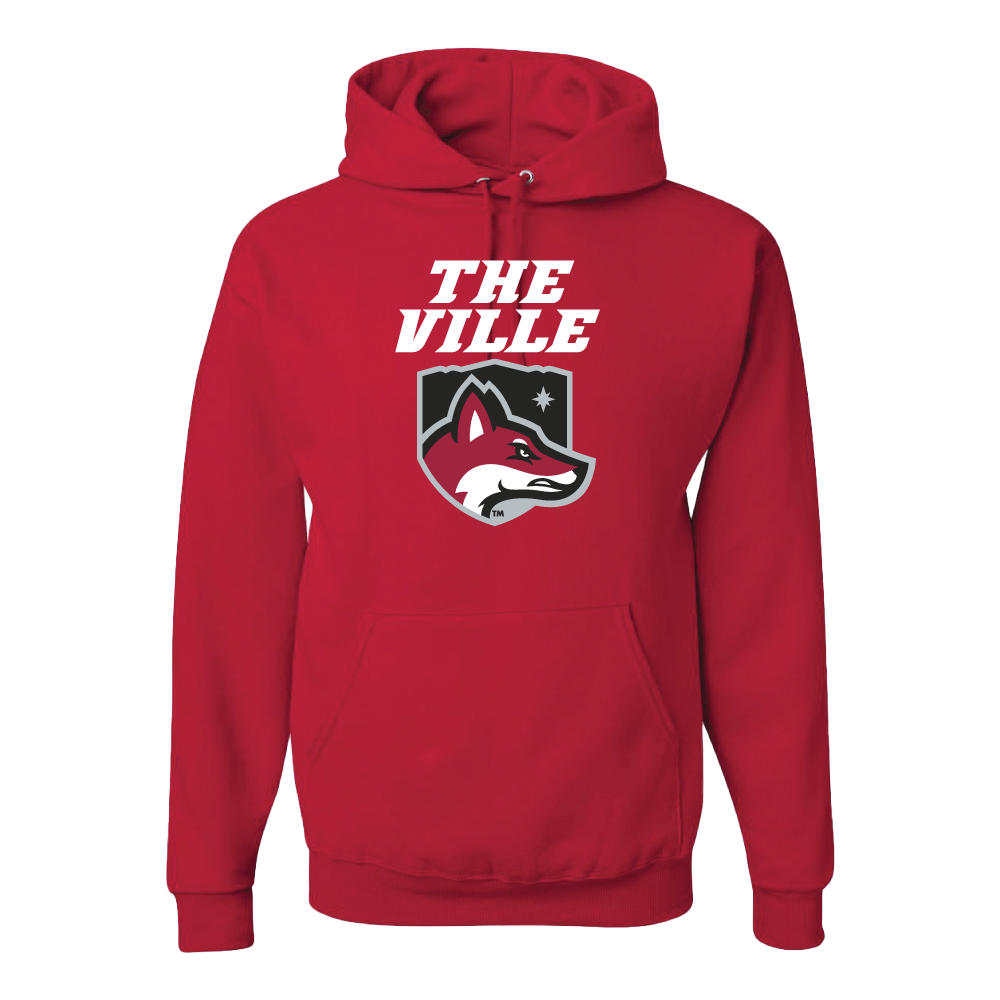 The Ville Hooded Sweatshirt, Red