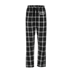 Haley Flannel Pant, Black/White Plaid (F24)