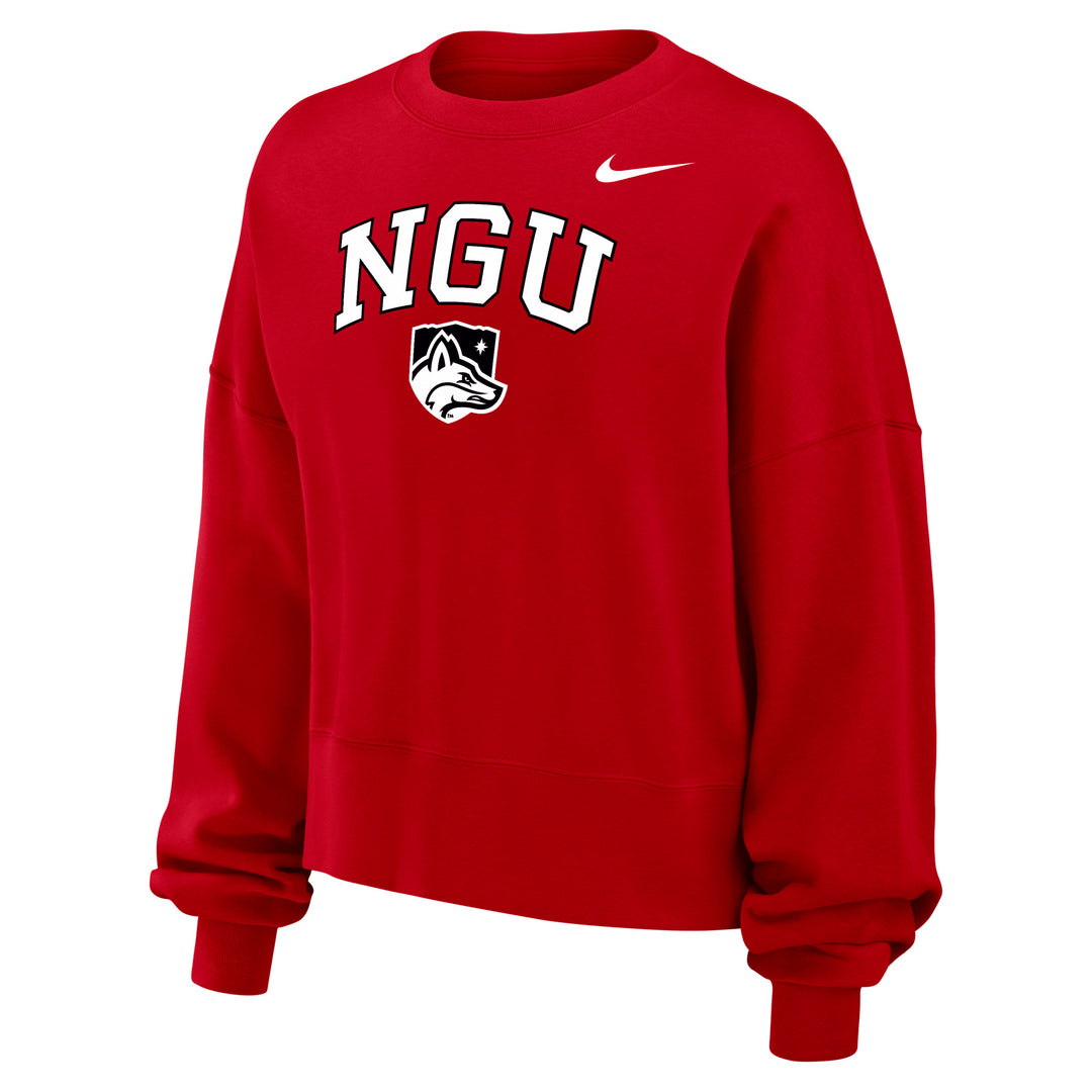 Phoenix Fleece Crew | Red