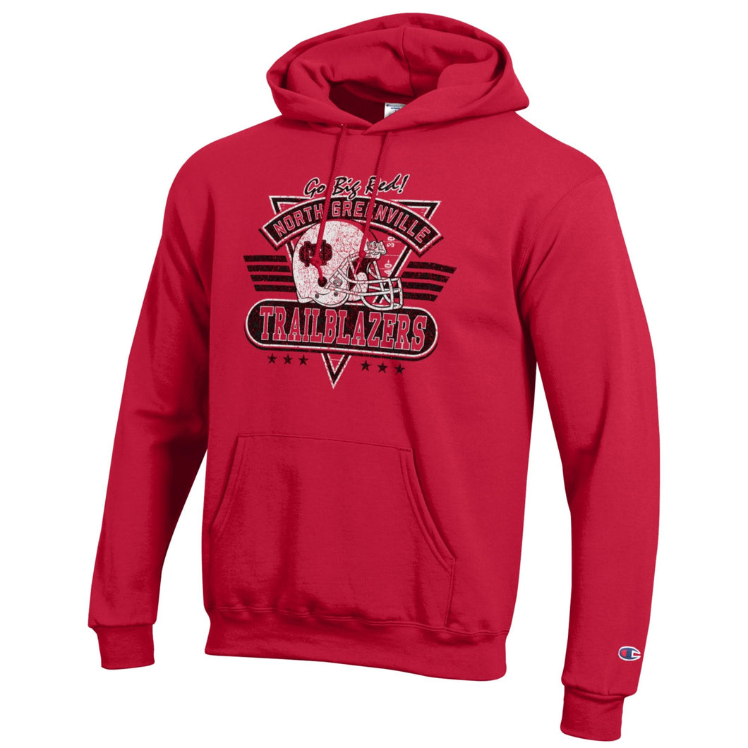 Retro Football Hood | Red