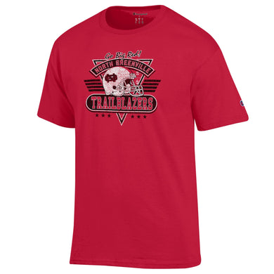Retro Football Tee | Red