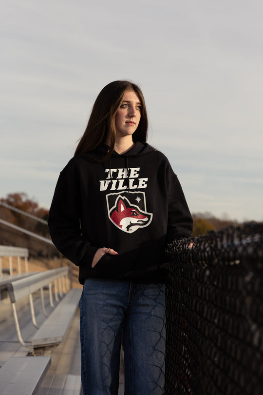 The Ville Hooded Sweatshirt | Black