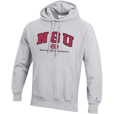 Reverse Weave Hood | Silver Grey