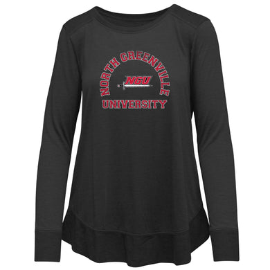 Women's Rampage Relaxed Long Sleeve Tee, Black