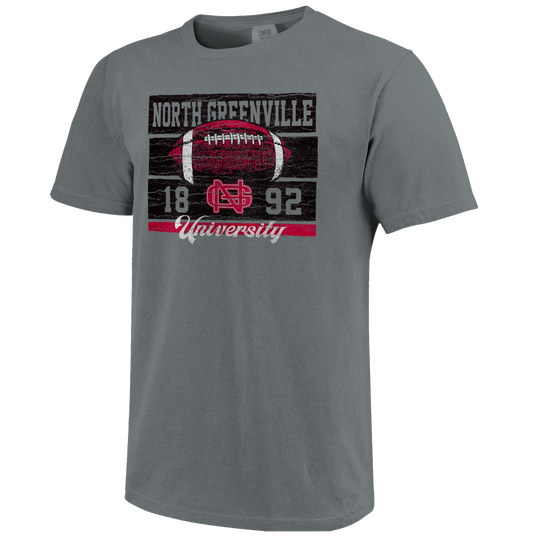 Comfort Colors Weathered Football Tee | Granite