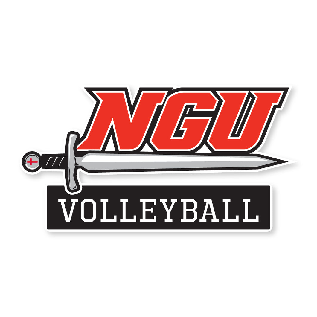 NGU Volleyball Decal - M12