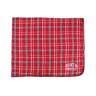 Flannel Blanket Red & White Plaid